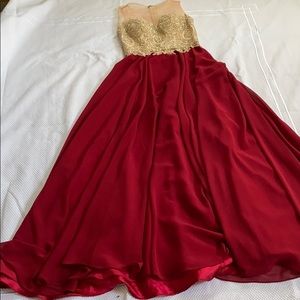 Beautiful red dress